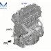 mobis engine diesel d4hf complete kia hyundai 2020-23